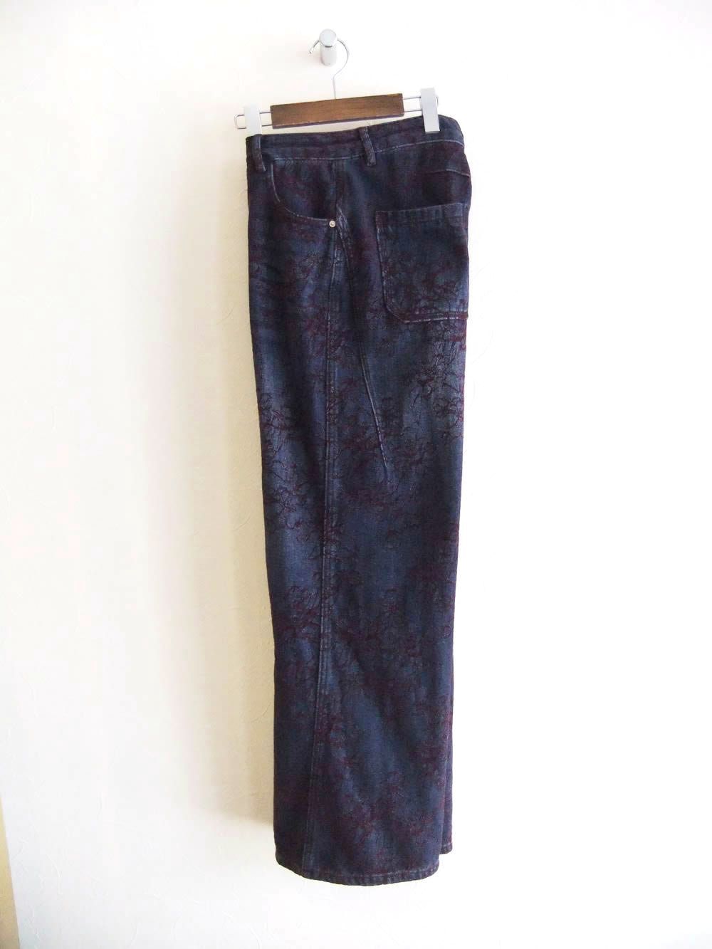 モールジャガード ワイド ストレート デニム   MMK119PDA