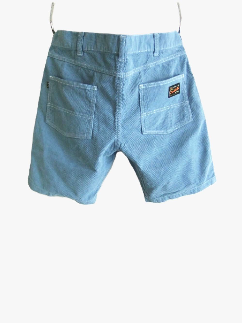 SAN DIEGO SHORTS (ブルー)  サマーコーデュロイ ストレッチ ハーフパンツ   RSM-26071