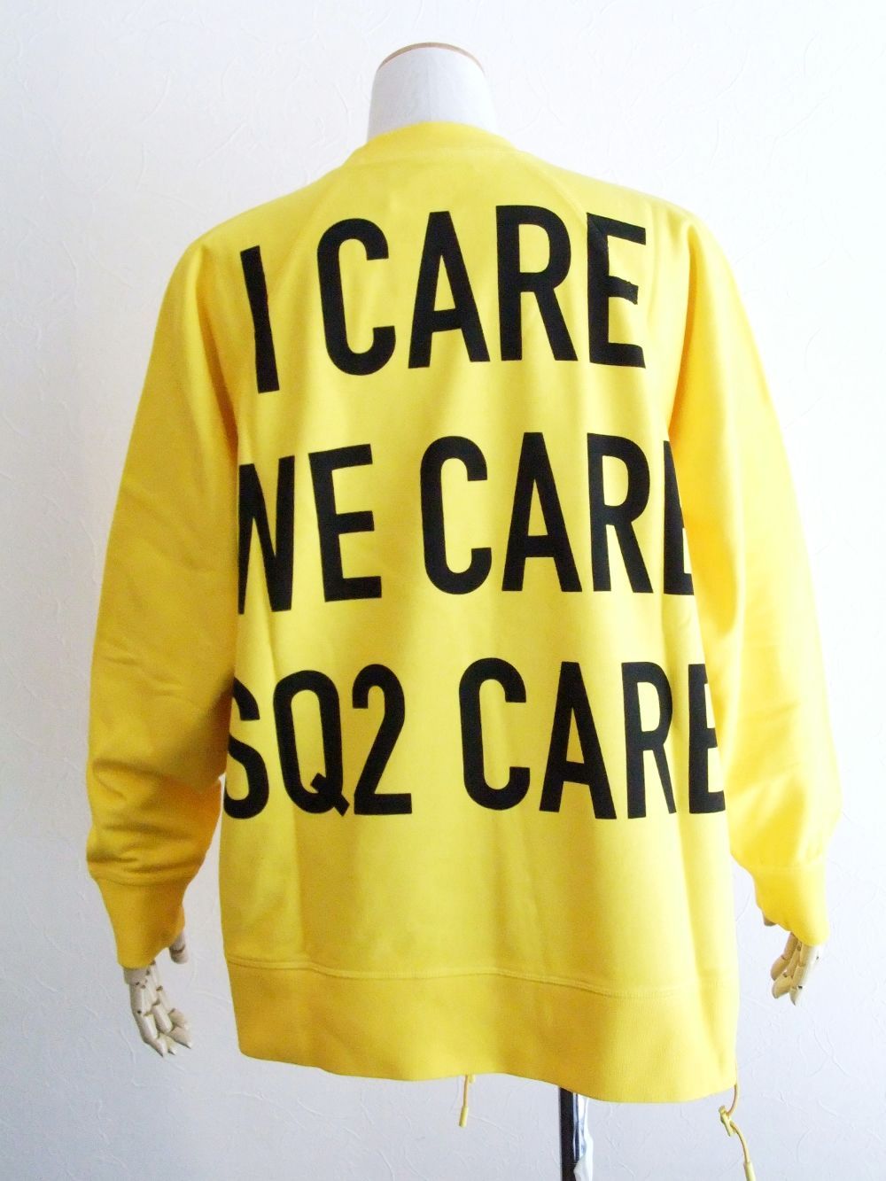 DSQ2 CARES CREWNECK SWEATSHIRT   スウェット 変形 プルオーバー   S74GU0500