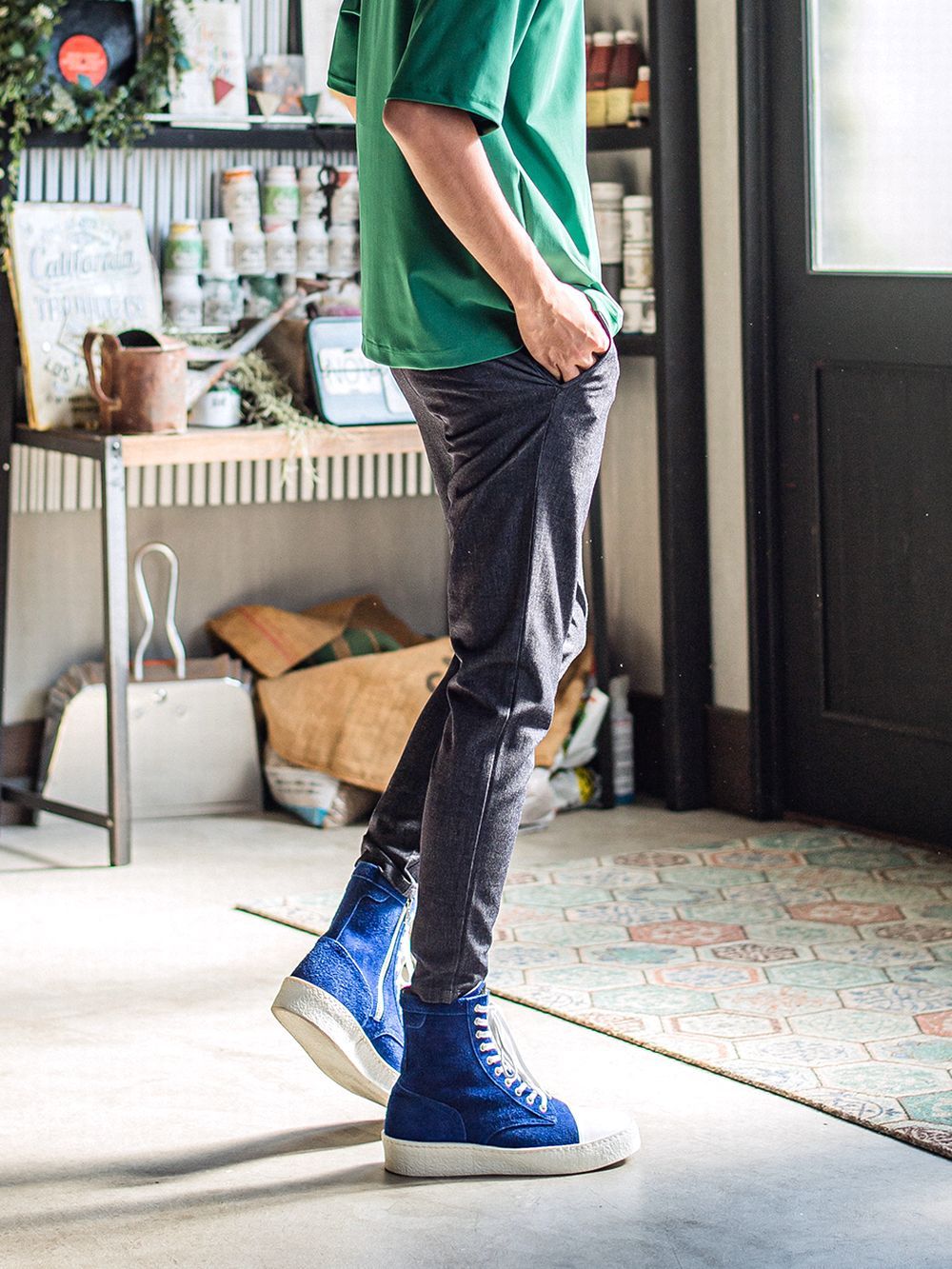PAT TIGHT EASY PANTS   イージーパンツ （デニム） RC31-ST-037