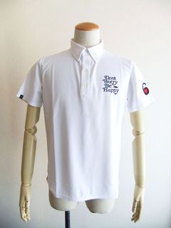 DON'T WORRY POLO  (ホワイト)   半袖ポロ  RSM-25005