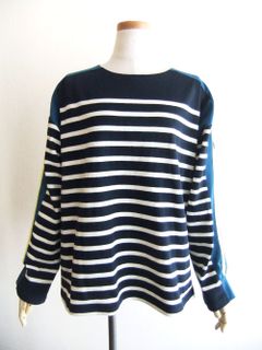 バスクボーダー ジャージMIX 長袖 Tシャツ  BB31-909