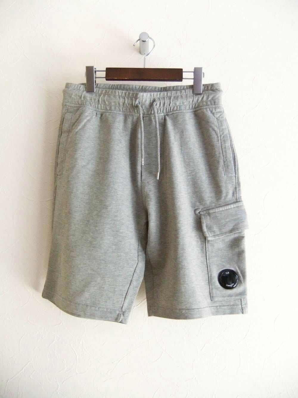 LIGHT FLEECE CARGO LENS SHORTS  (グレー)  スウェット ハーフパンツ