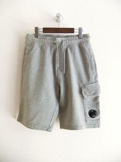 LIGHT FLEECE CARGO LENS SHORTS  (グレー)  スウェット ハーフパンツ