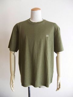 20/1 JERSEY PLATED LOGO T-SHIRT  （ミリタリーグリーン）  ロゴ半袖Tシャツ