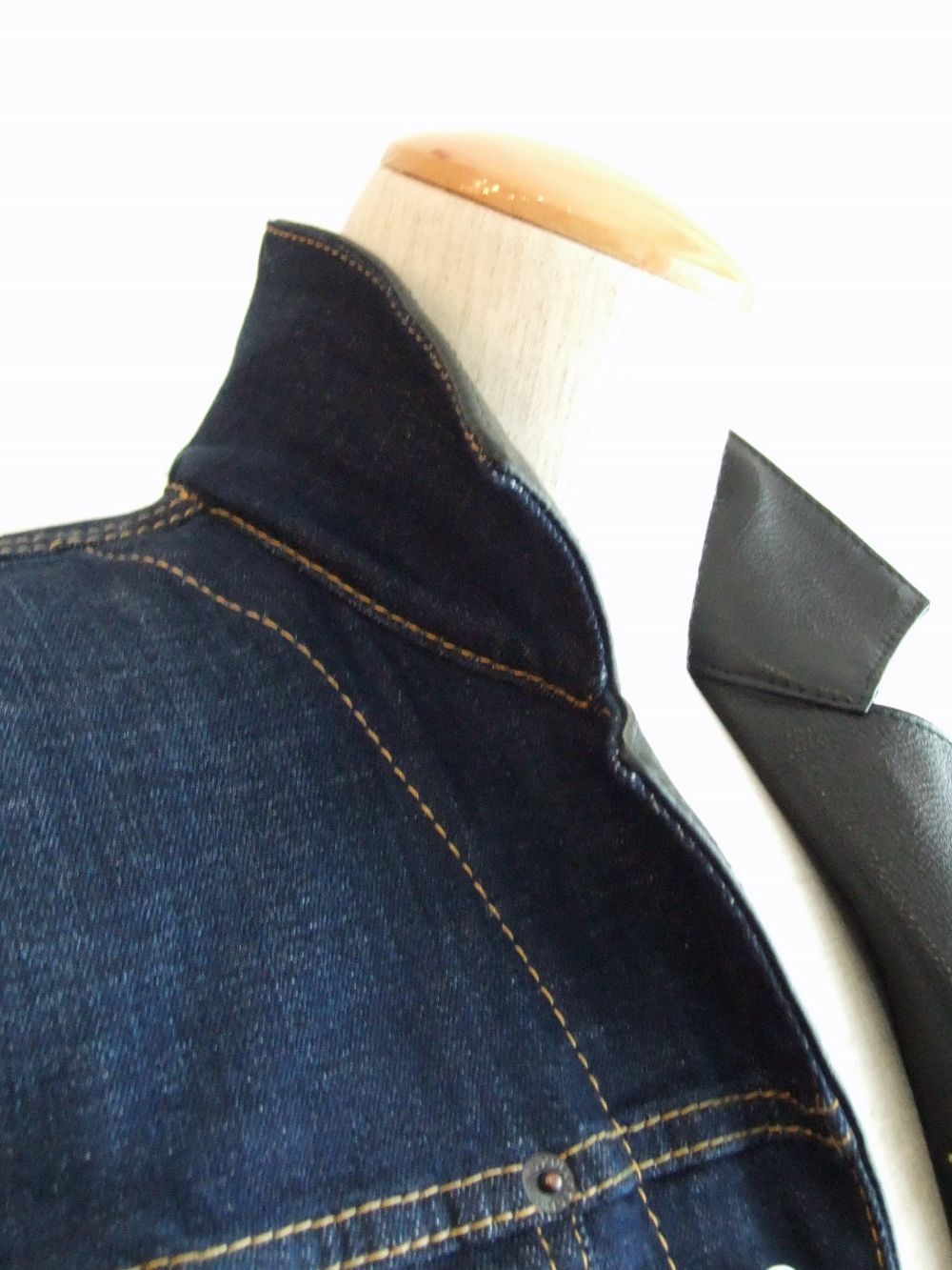 Dark Caten Bros Denim Jacket  LEATHER/SWEAT デニムジャケット  S71AN0266