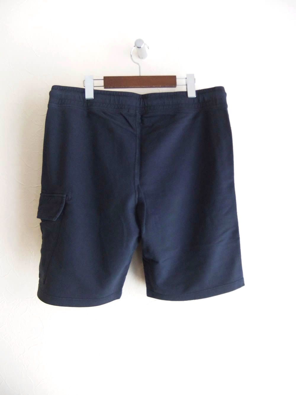 LIGHT FLEECE CARGO LENS SHORTS  (ネイビー)  スウェット ハーフパンツ