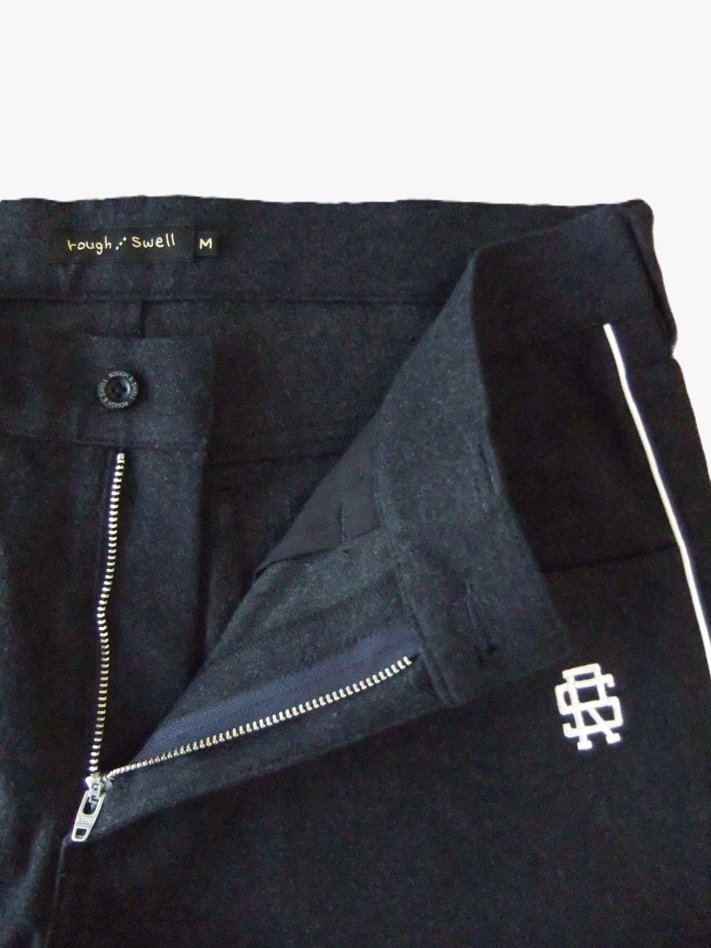 FLANNEL PANTS   (ネイビー)  ストレッチ フラノ パンツ    RSM-26264