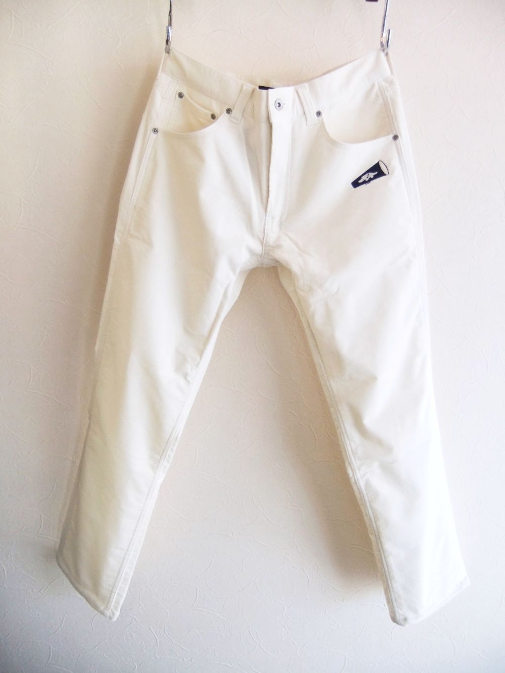 COURTNEY PANTS  (ホワイト) コットンストレッチ コーデュロイ 5Pパンツ   RSM-24263