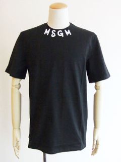ブラッシュストローク ロゴTシャツ (ブラック)   3240MM96-227298