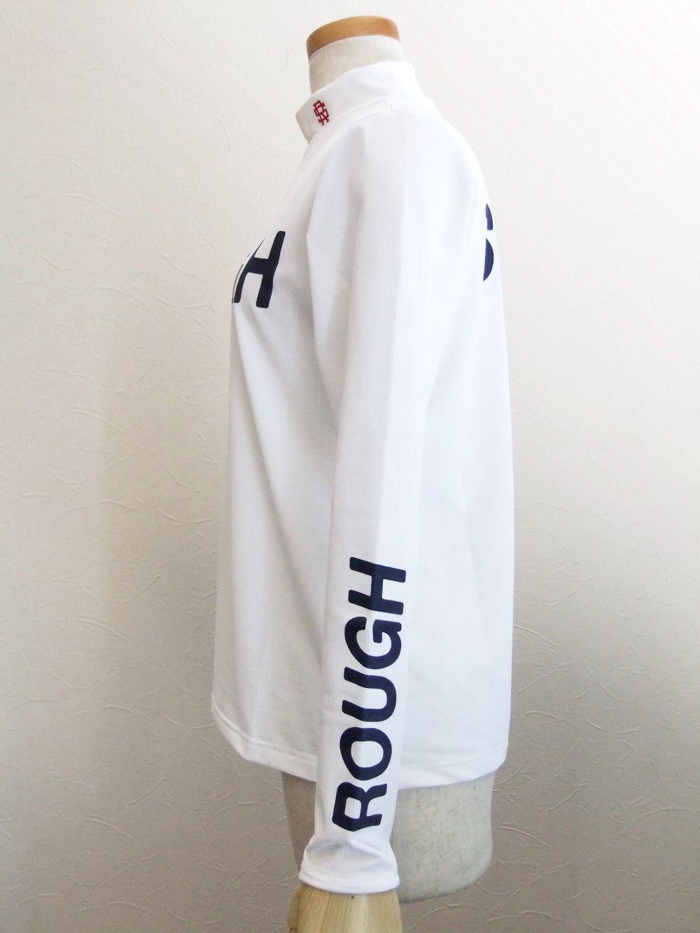 【LADIES】  BIG LOGO MOCK L.S. W.  (ホワイト) ロゴモックネック   RSL-21220