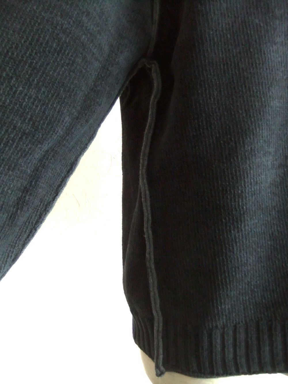 COTTON CHENILLE W/FACE ZIPPED CARDIGAN    ワッフルニット ZIP カーディガン