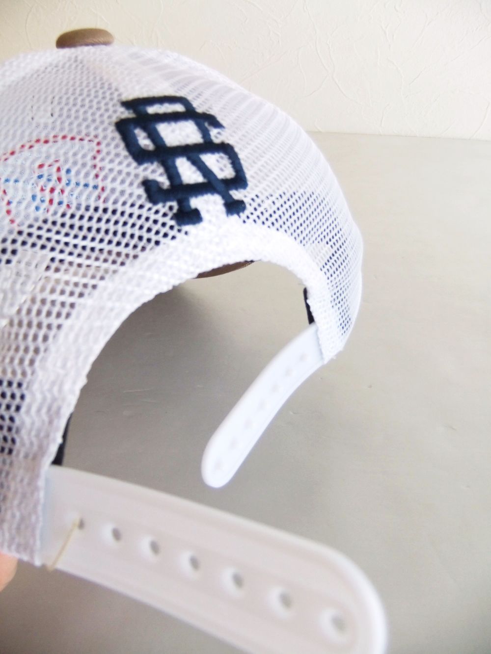 PREPPY MESH CAP  (ブラウン)   ロゴ入りキャップ    RSA-25006