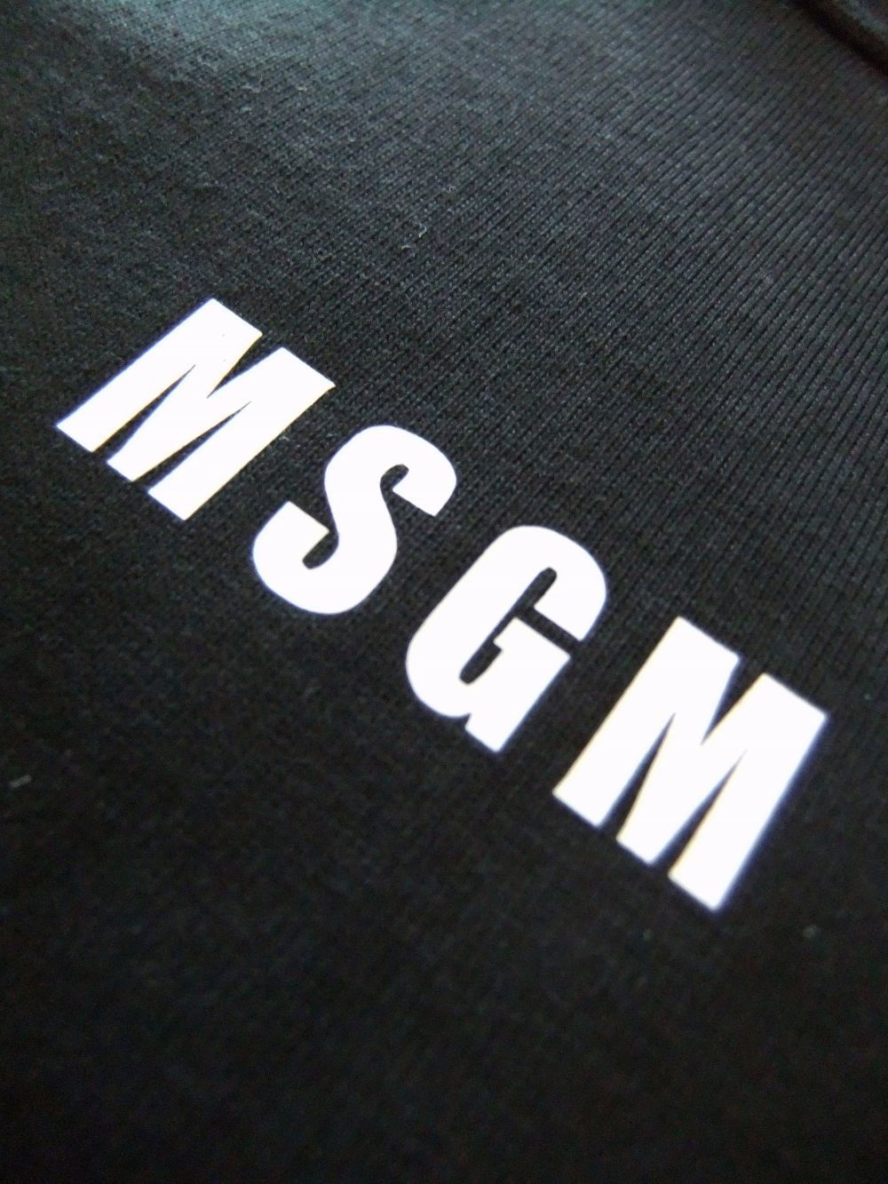 MSGM - 《LADIES》 ミニロゴ オフショルダー T ワンピース ドレス