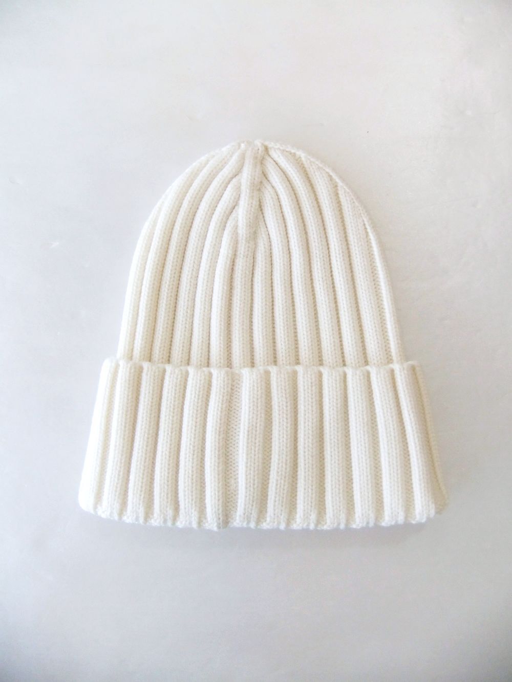 KNIT CAP  （ホワイト）  ニット帽