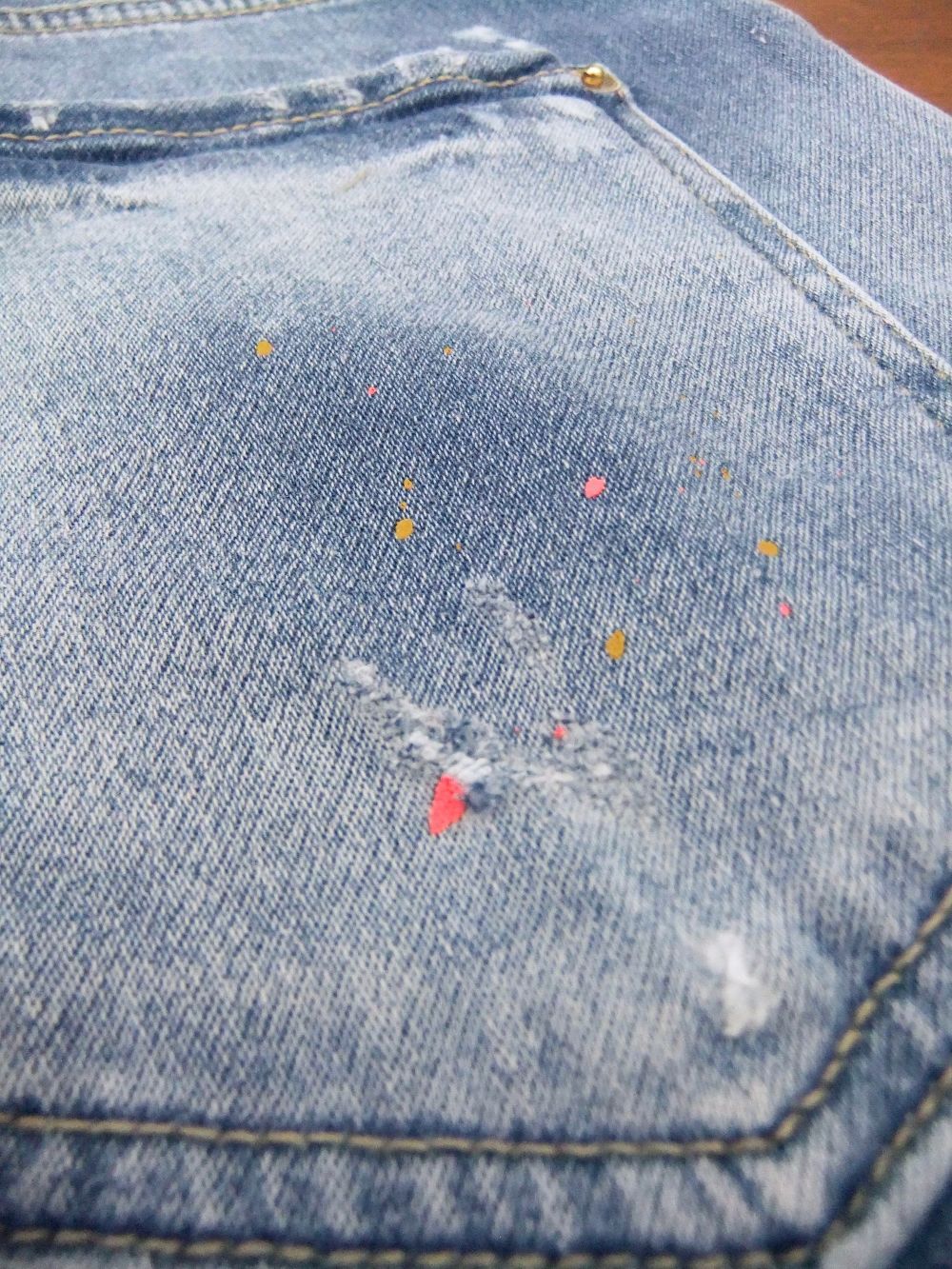 ジャージーダメージデニム  BARRET  JERSEY EASY DENIM PANT
