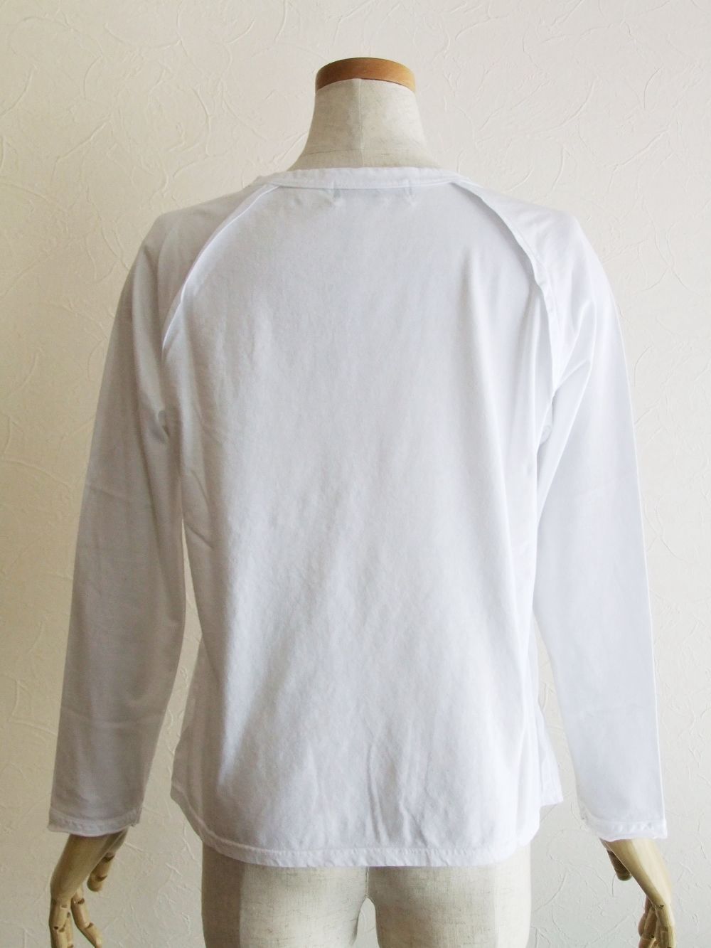 ラグラン 長袖 コットン Tシャツ  F-1018