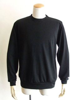 NEBBIOLO LUNGO  M31362   (ブラック)  カシミア混クルーネック長袖Tシャツ