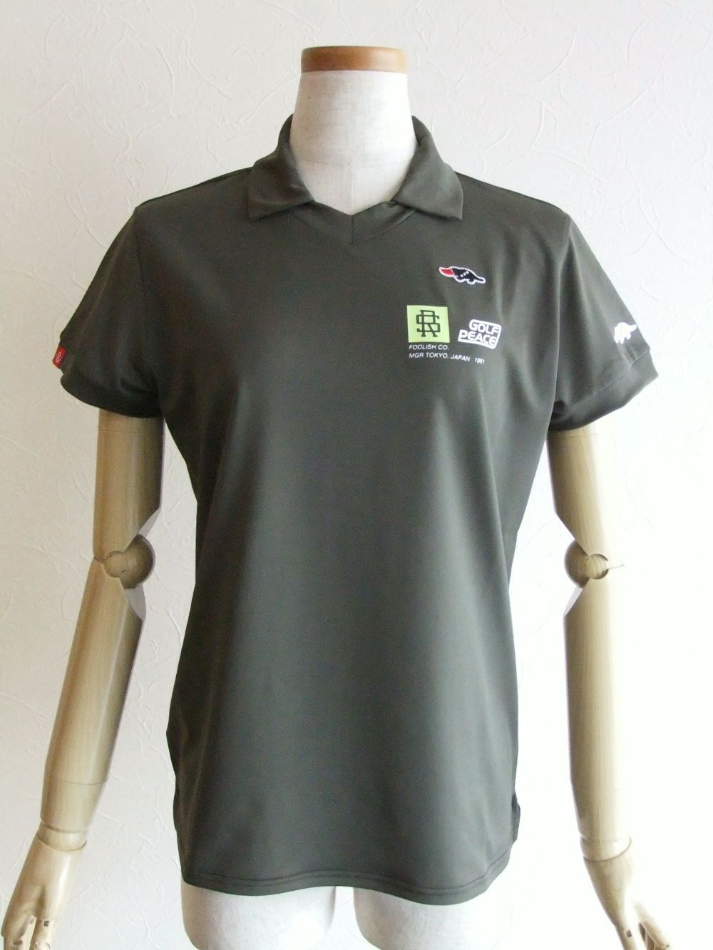 【LADIES】 BOOT CAMP SKIPPER W.    半袖スキッパーポロ  (オリーブ)  RSL-22005