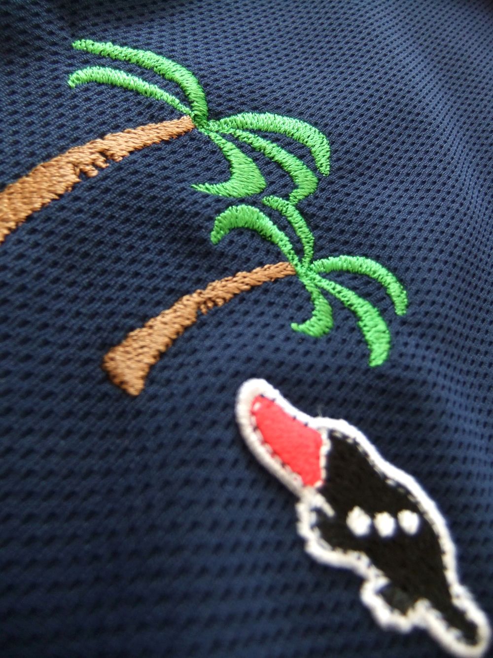 【LADIES】 PARADISE POLO W.  (ネイビー)   ロゴ半袖ポロ  RSL-21003