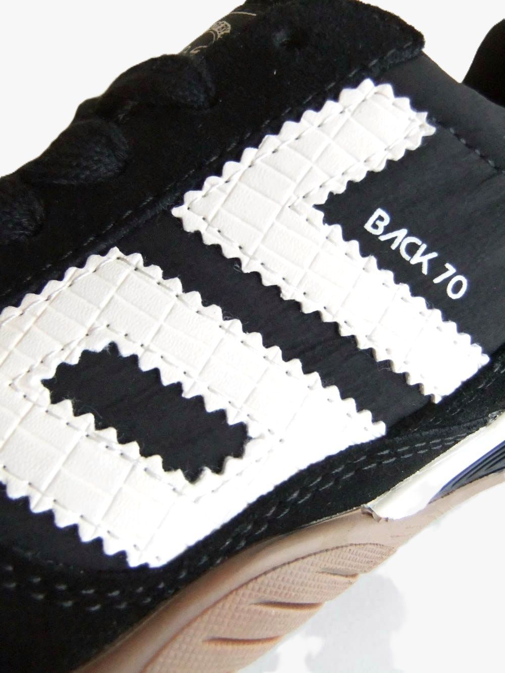 【BACK70】 FIRE BALL SPONGY NYLON BUTTER 70  （ブラック） ファイヤーボール ナイロン スニーカー