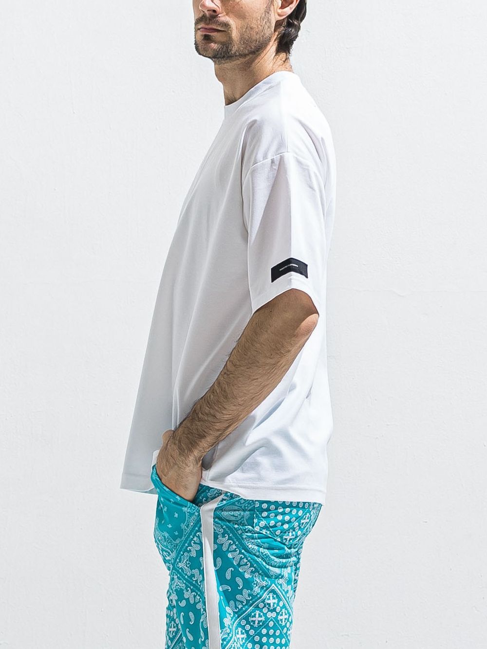REV MESH OVER TEE  (ホワイト)   メッシュ オーバーTシャツ