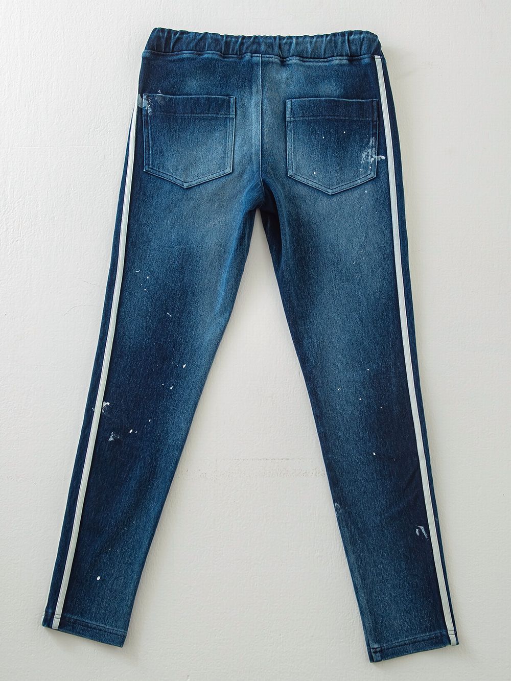 EX DENIM JERSEY BLINDLINE PT  デニム ジャージー  ライン パンツ