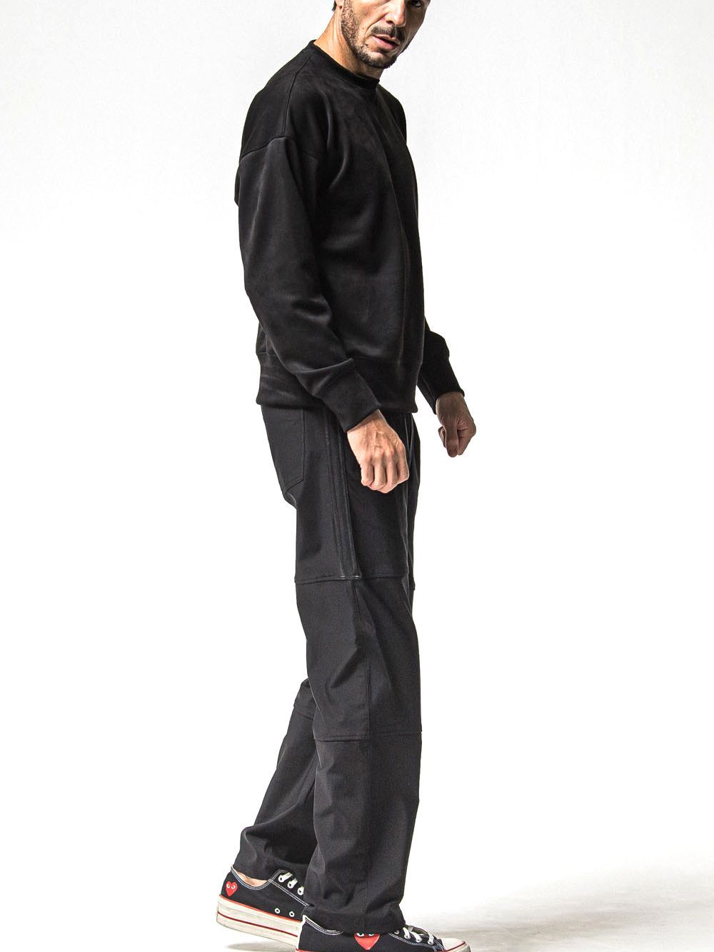 SUEDE DROP TRAINER  スエード ルーズ トレーナー