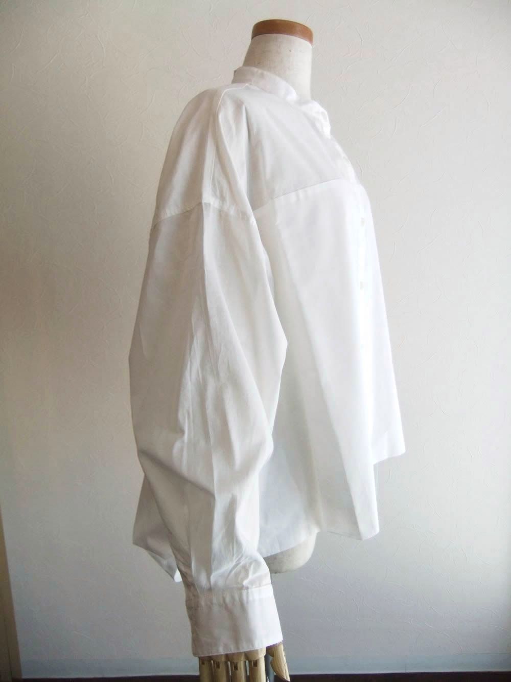 綿ローン ワイド オーバー ブラウス   A149002M