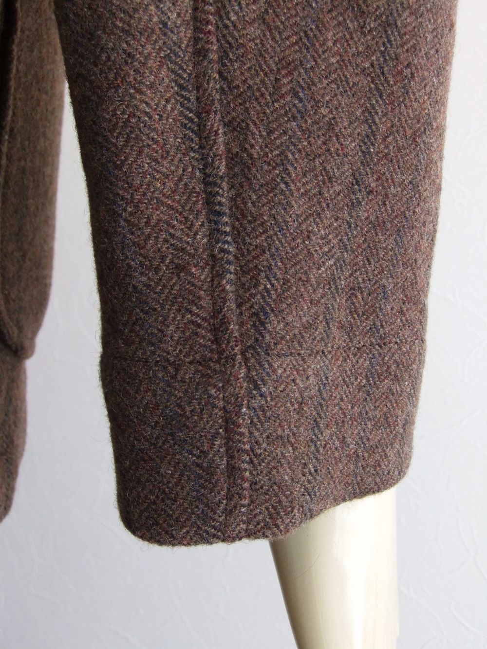 STRIPE 2B JACKET  ヘリンボーン×ストライプ  ウール シャツジャケット