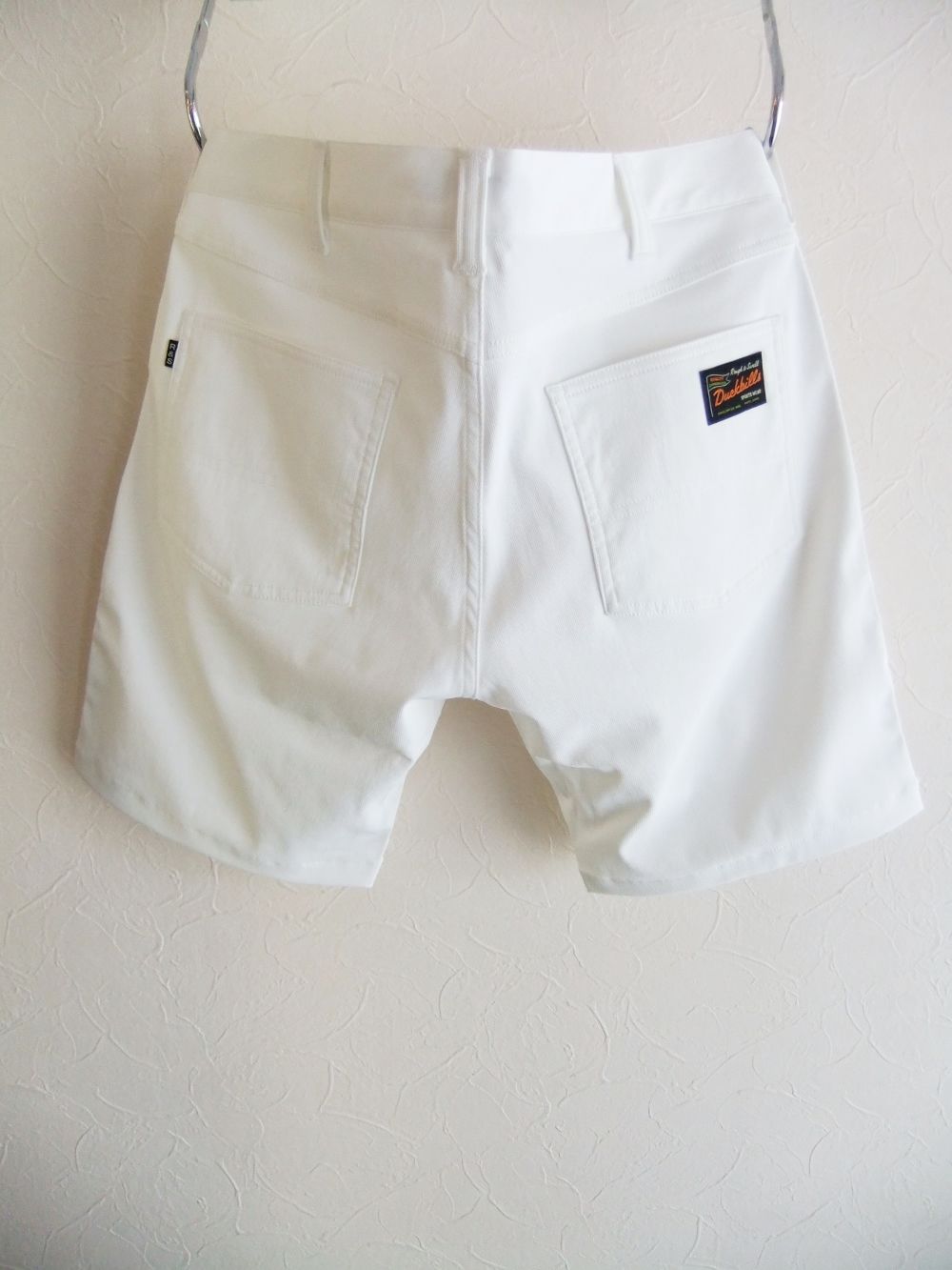 MOON SHORTS (ホワイト)  コットンストレッチ ハーフパンツ   RSM-24066