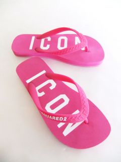 《LADIES》 BE ICON FLIP FLOPS  (ピンク) ビーチサンダル