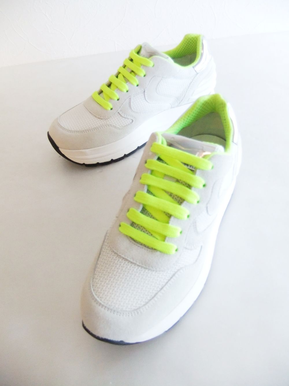 〈LADIES〉 MARAN POWER  メッシュ × レザー  スニーカー (ホワイト) 1N40