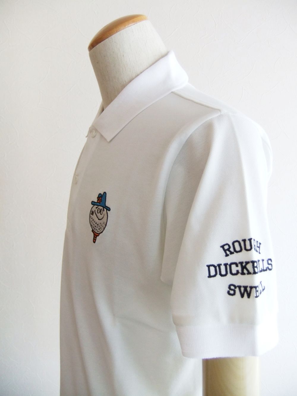 Mr. BOGEY POLO  (ホワイト)   半袖B.D.ポロ  RSM-25018