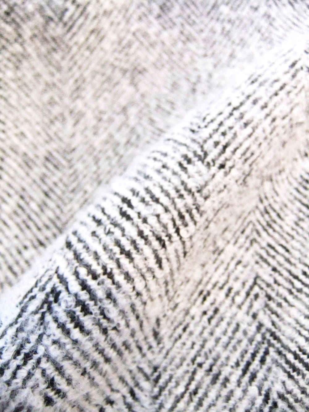 SILK BLEND HERRINGBONE STAND BLOUSON   シルク混 ヘリンボーン ブルゾン   545410