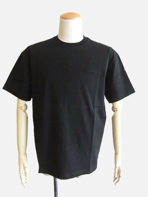 TEE-R  (ブラック)  ロゴ半袖 Tシャツ