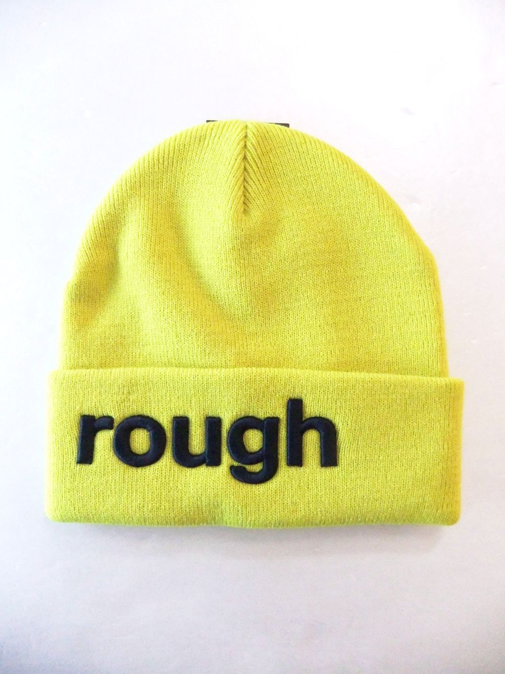 BIG LOGO BEANIE   (イエロー)  ロゴニットキャップ    RSA-21203