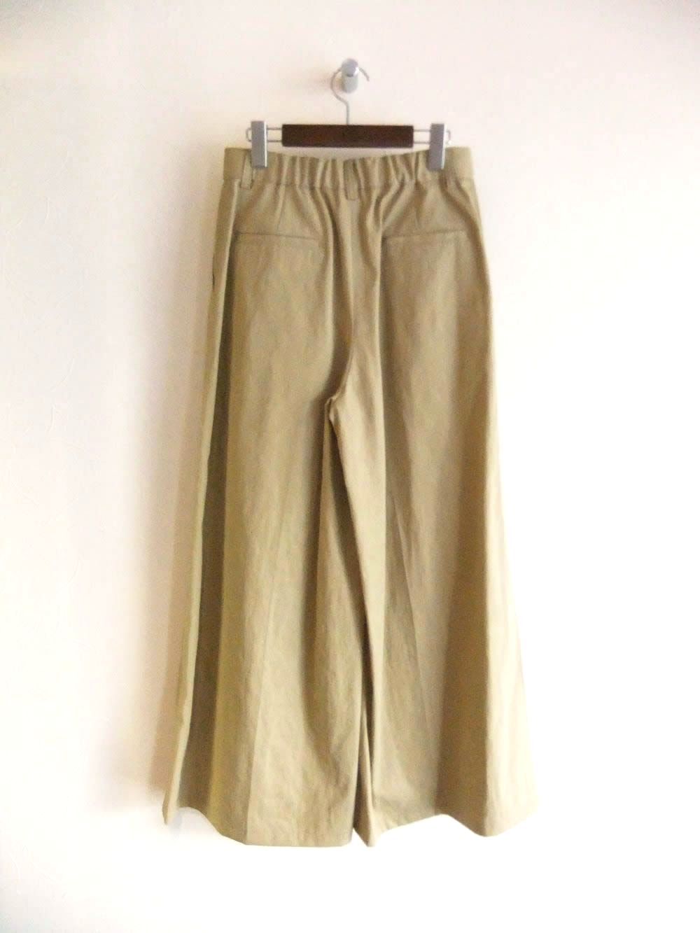 2タック入り ワイド パンツ   616631