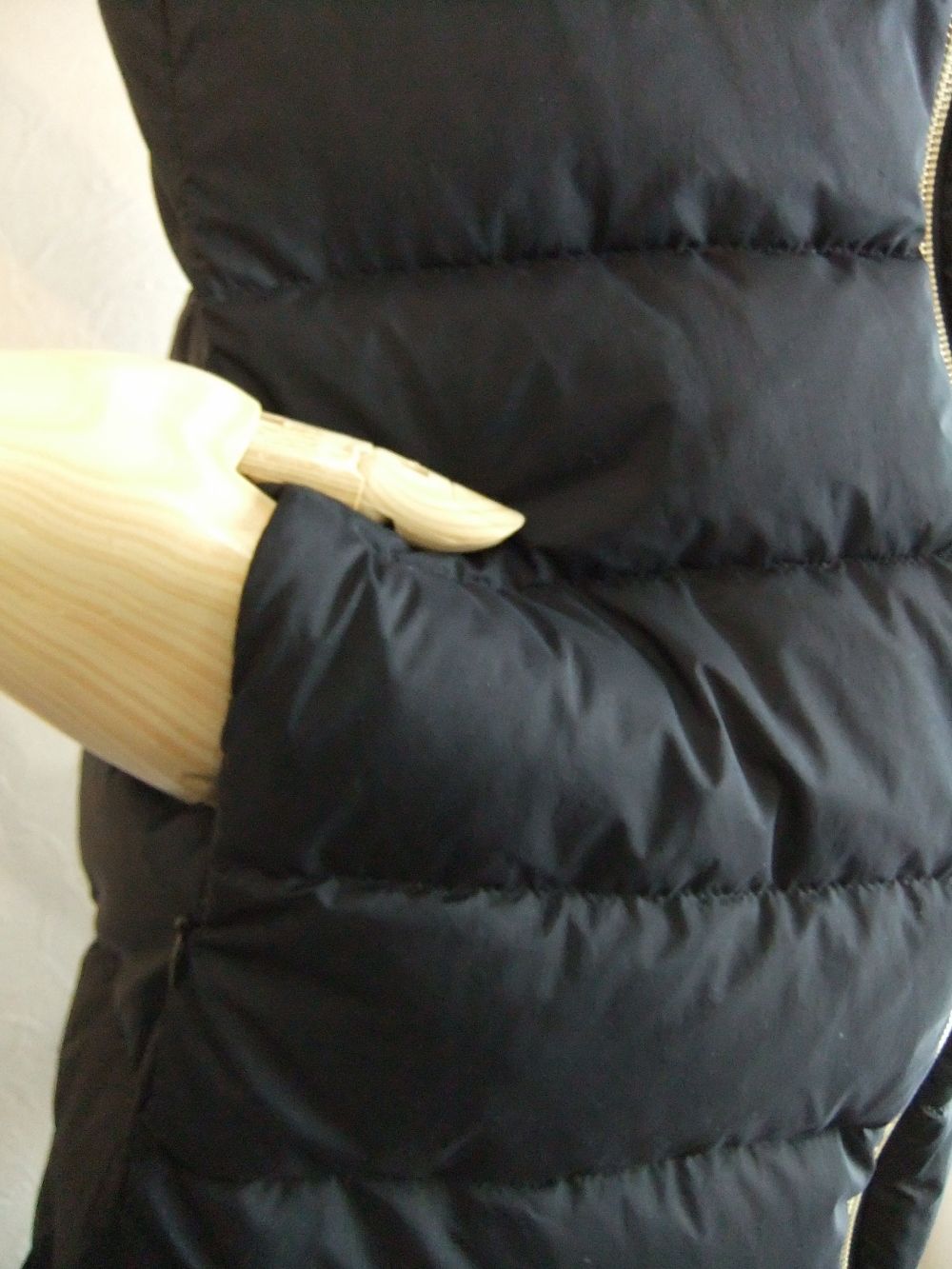 【LADIES】 フード付き ロング ダウンコート    PI1149D