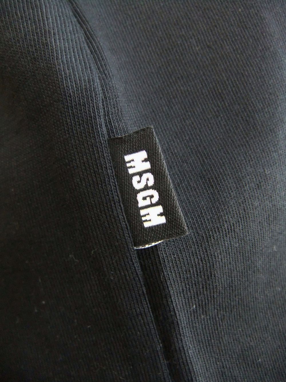 MSGM - 手描き ロゴプリント コットン T-シャツ 日本限定モデル 
