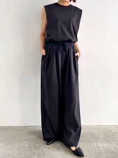 DRY COTTON TUCK SLEEVE PULLOVER   525934
