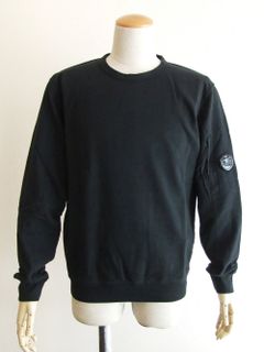 LIGHT FLEECE  SWEATSHIRT   ( ブラック )  クルーネック スウェットシャツ