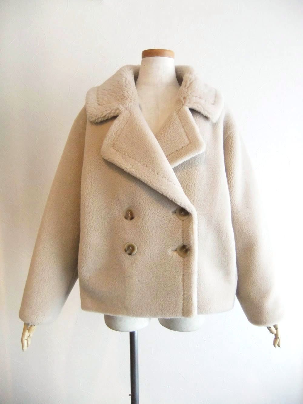 ボア ムートン風 Pコート  546425