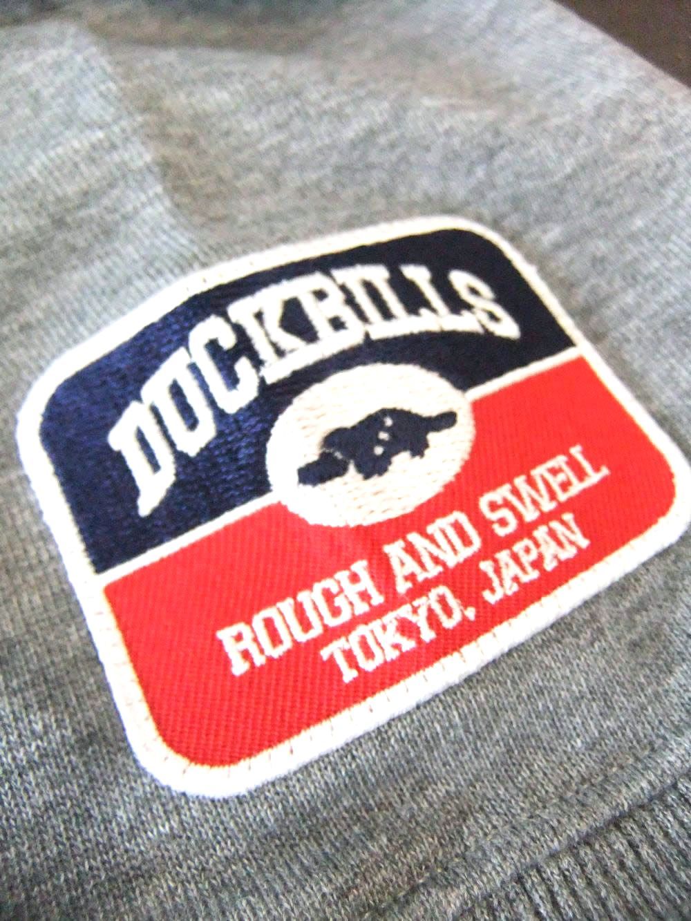 CUDA SWEAT MOCK  ロゴ入り 半袖 モックネック スウェット  (グレー) RSM-26039