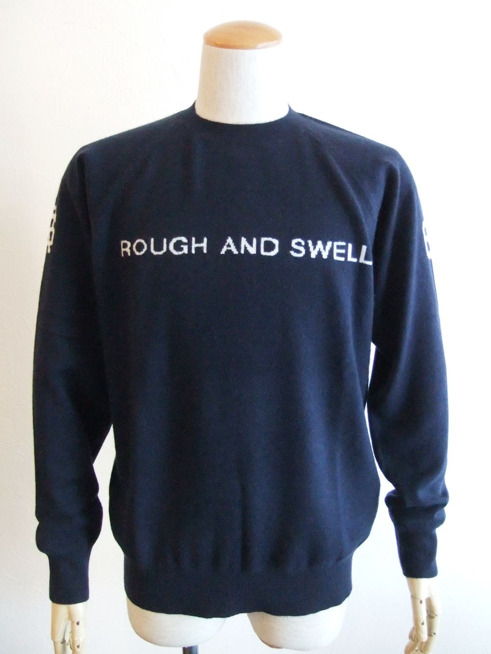 rough & swell - TOUR SWEATER 2022 12G カシミア クルーネック