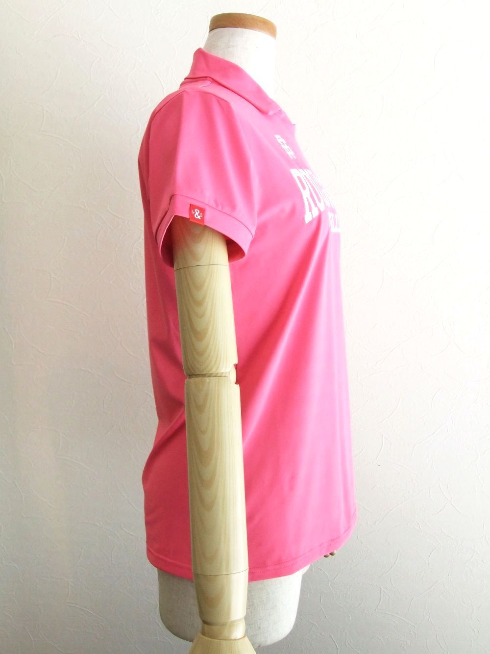 【LADIES】DUCKBILLS SKIPPER W.  (ピンク)   半袖スキッパーポロ  RSL-21012