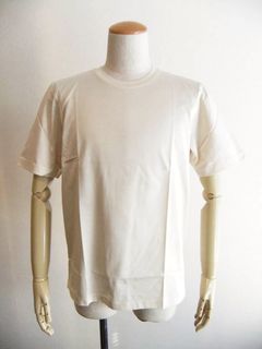 マーセライズ クルーネック Tシャツ (アイボリー)