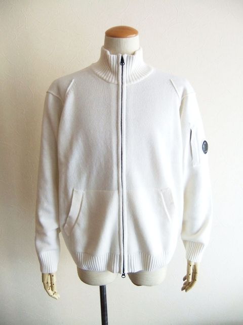 LAMBSWOOL  ZIPPED CARDIGAN     ラムウール カーディガン