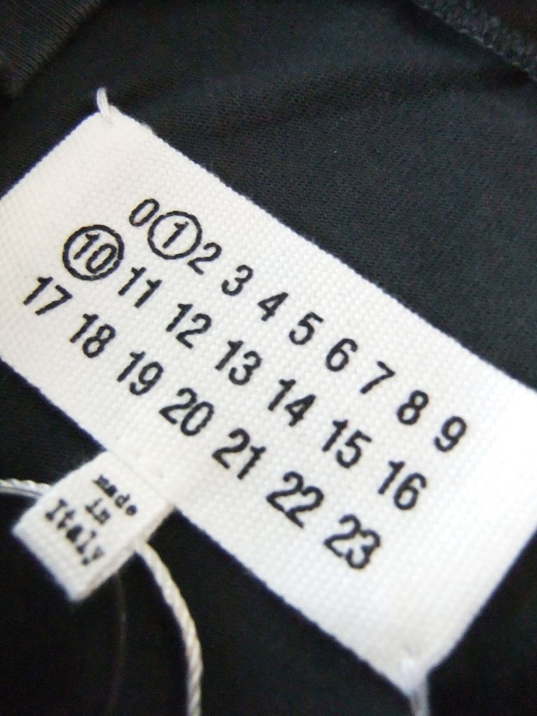 Maison Margiela - MAISON MARGIELA モックネック コットン Tシャツ 