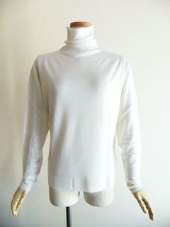 《LADIES》 A4659 30G ウール 長袖 タートルネック ニット